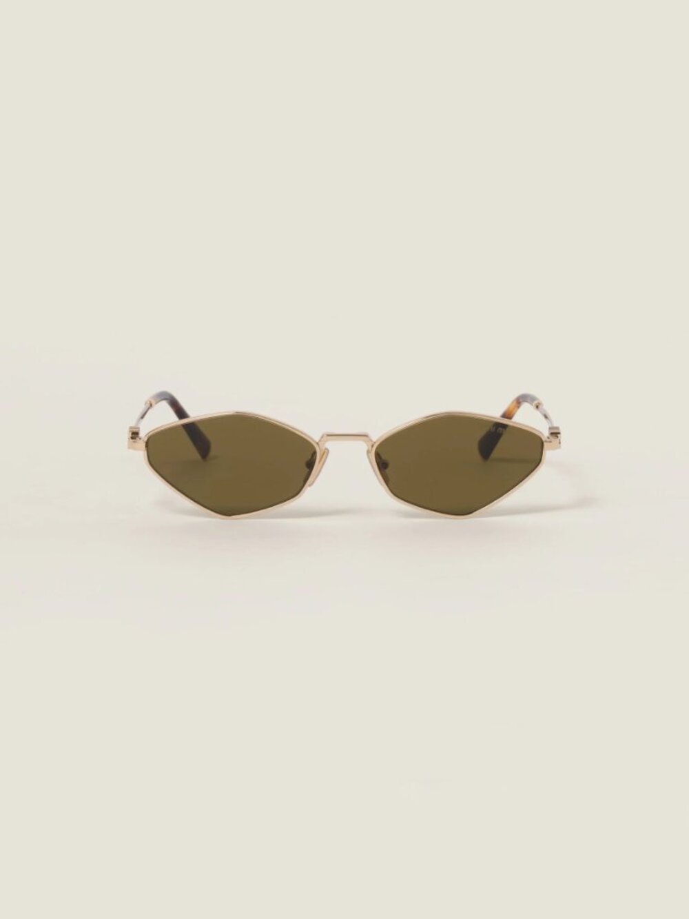 NEW MIU MIU SUNGLASSES MU56ZS 5AK09Z WOMEN SMU 56Z 5AK09Z GOLD MU 56ZS EYEWEAR - Picture 5 of 7